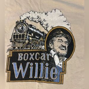 Vintage Box Car Willie T Shirt 1980s